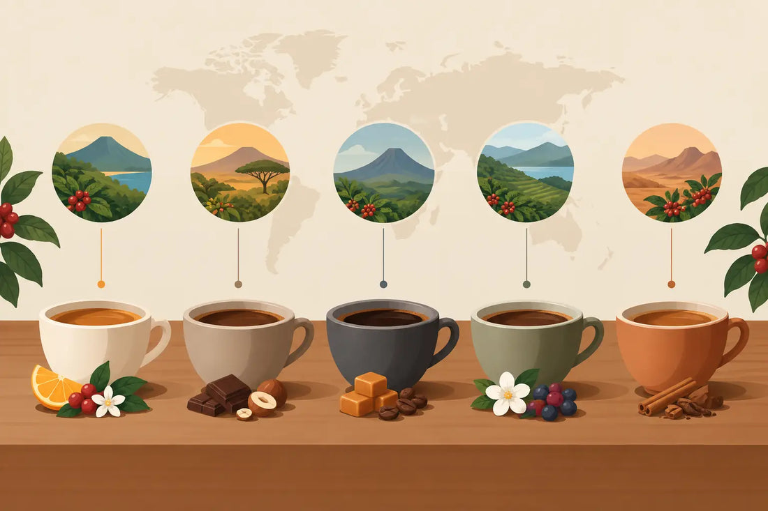 A Guide to Origin Coffee Flavors, Cup by Cup