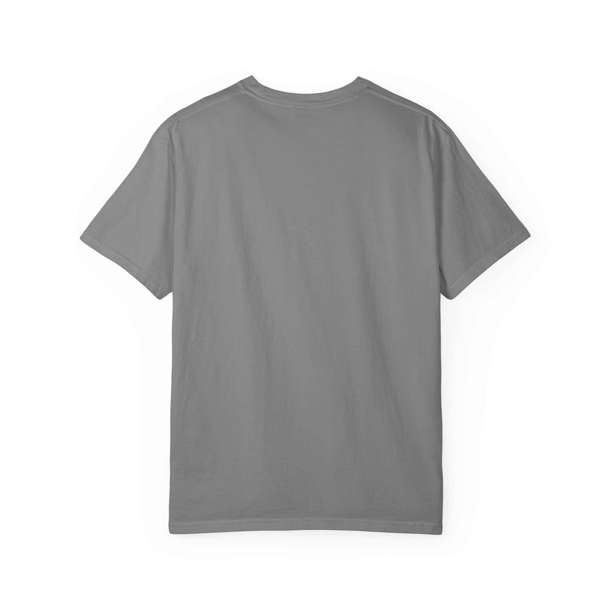 Brew Rider T-Shirt with surfing coffee mug logo on heavyweight garment-dyed cotton tee