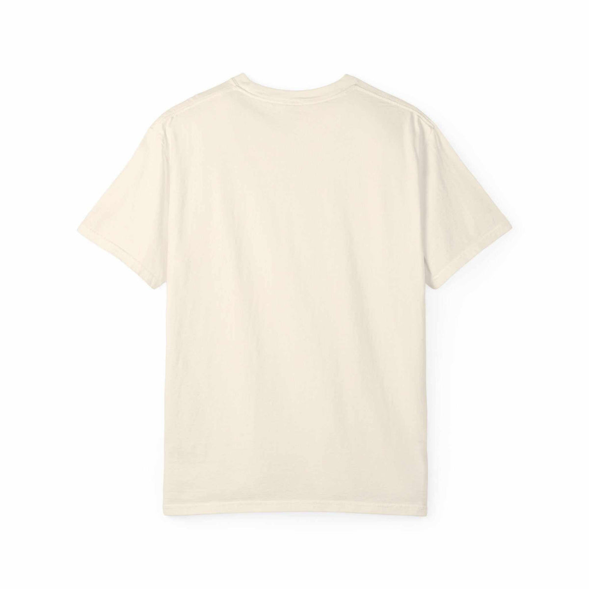 Brew Rider T‑Shirt with surf and coffee mug logo on garment-dyed heavyweight cotton tee