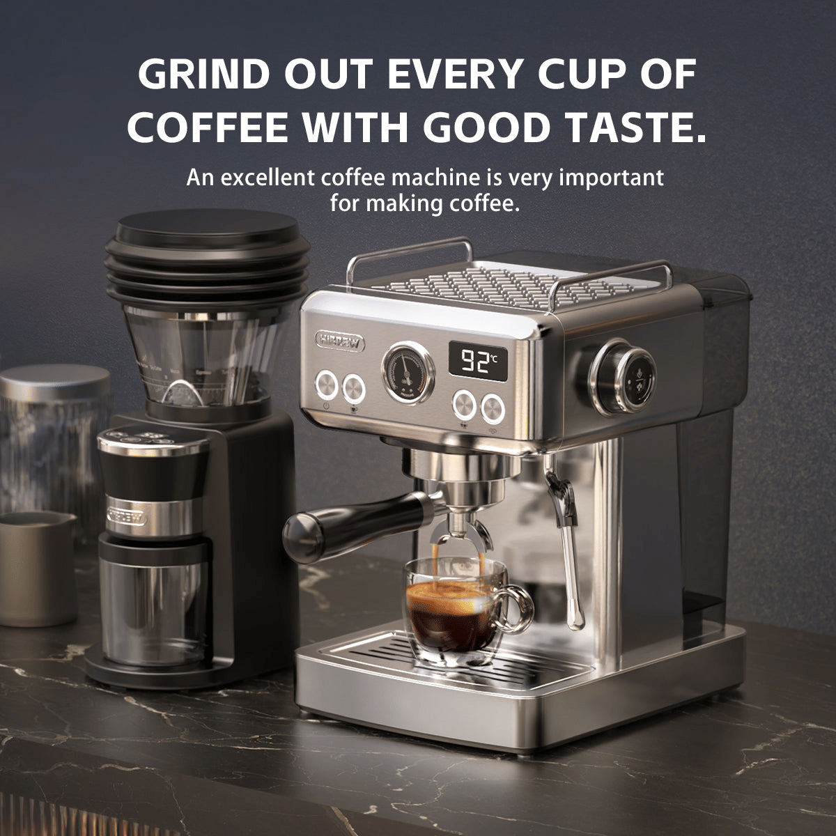 semi-automatic espresso machine