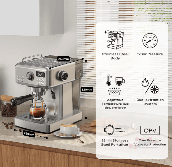 semi-automatic espresso machine